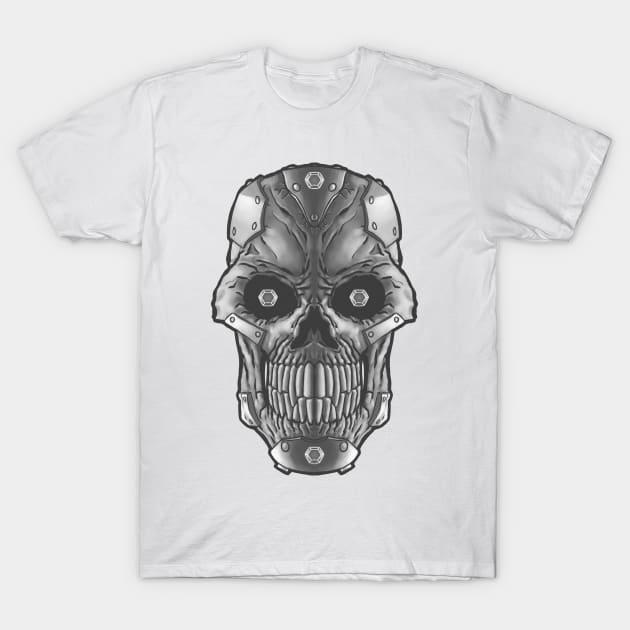 Slightly Used Skull T-Shirt by danfeldmeier